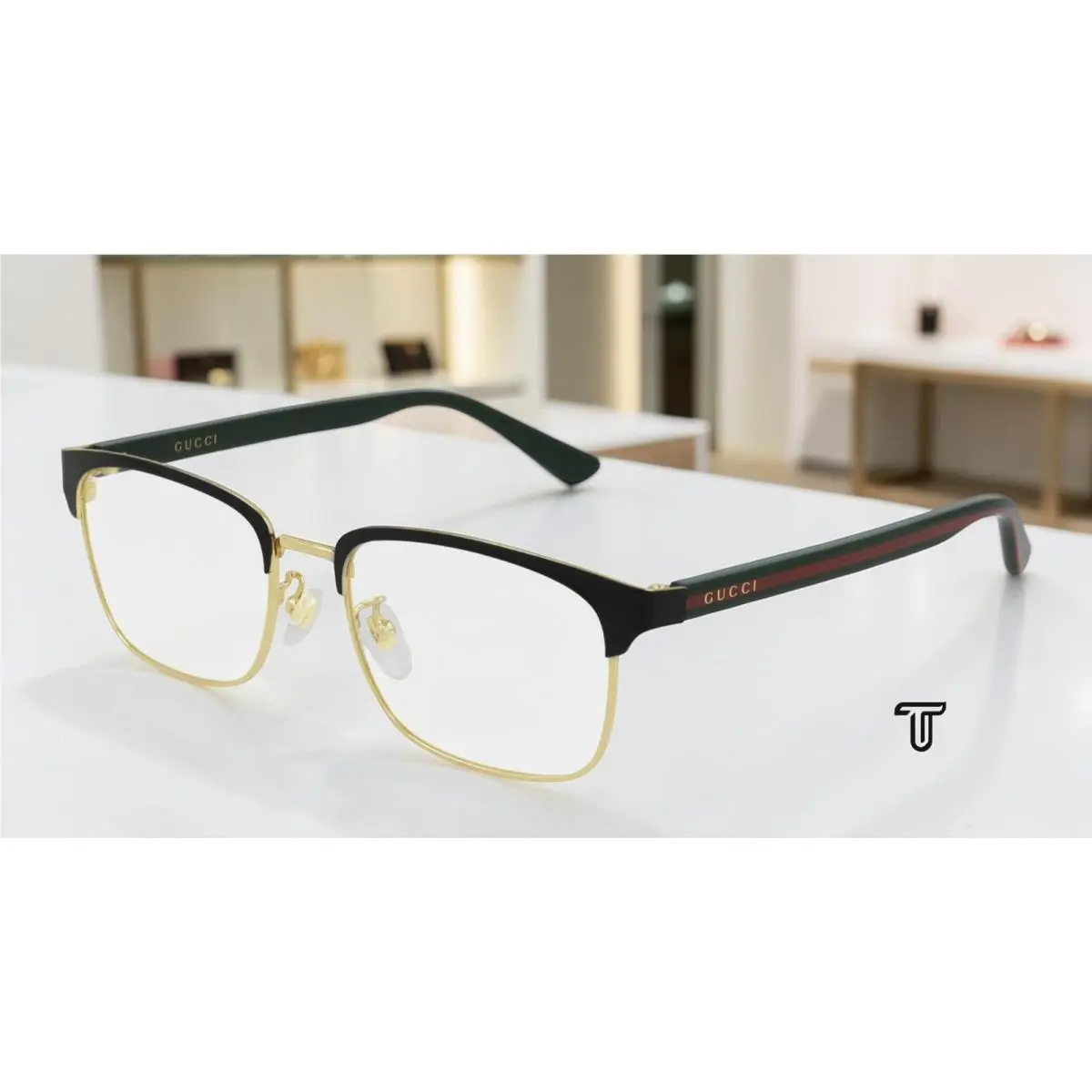 Demo Square Men`s Eyeglasses GG0934OA 001 54 GG0934OA 001 54 by Gucci