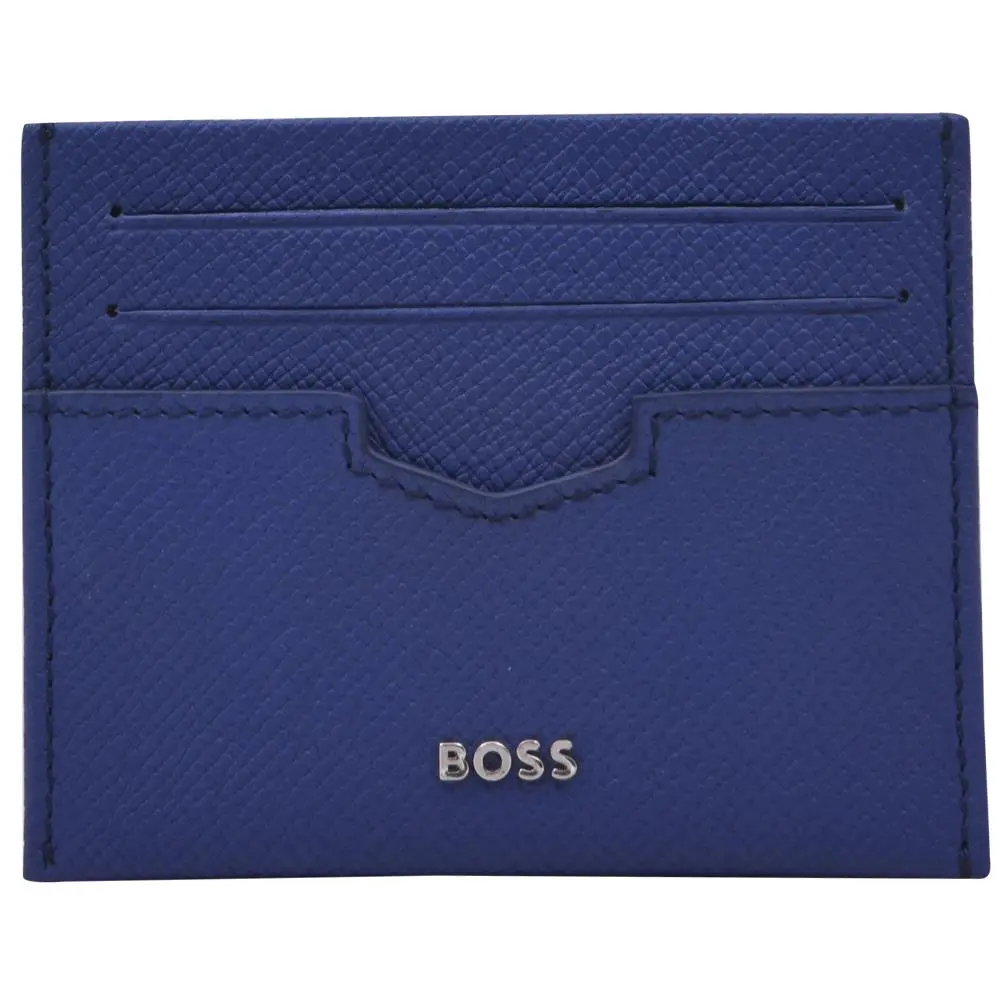 Shotgun_card_case Men`s Wallet Open Blue by Hugo Boss