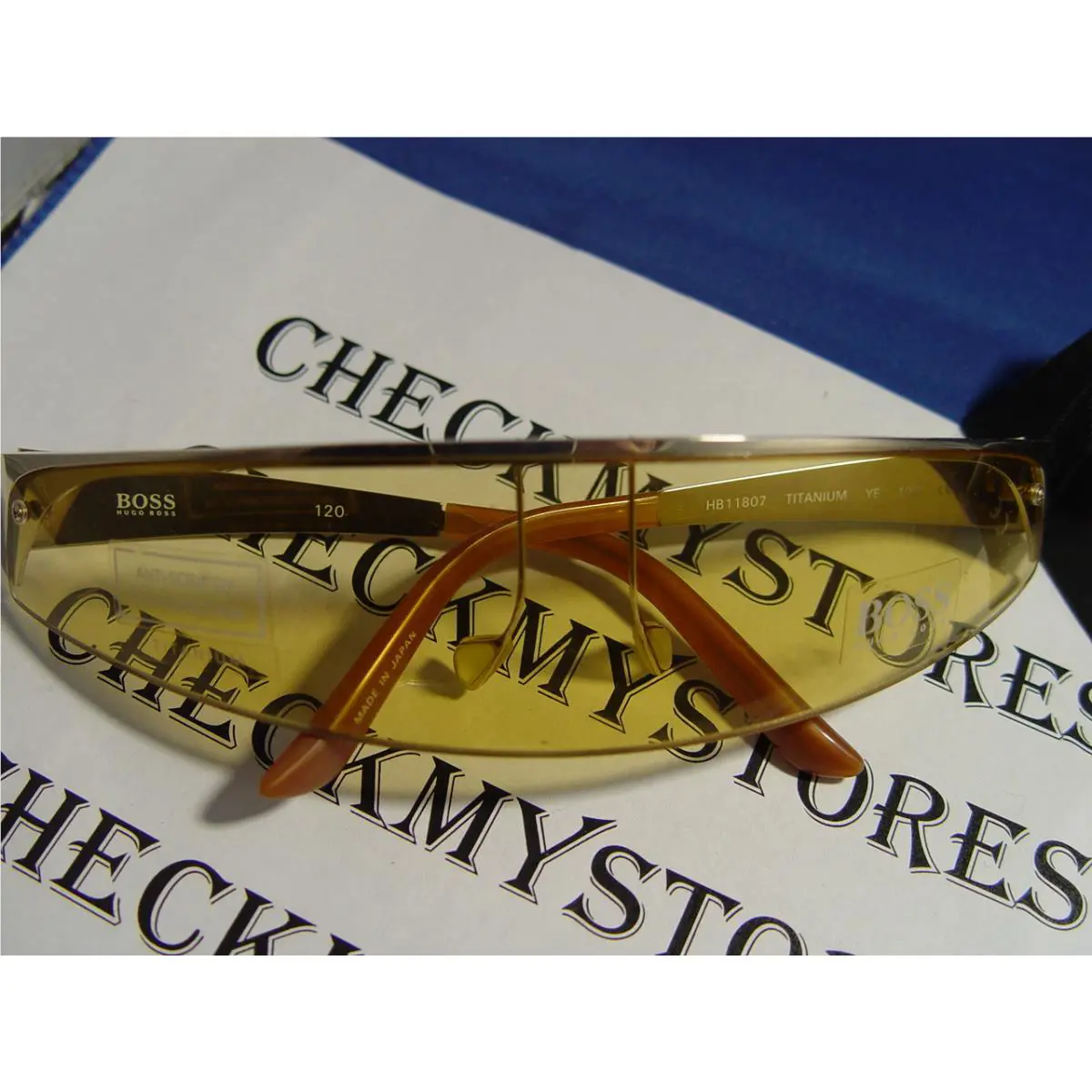 Boss Hugo Boss Titanium HB11807 Designer Sunglasses Made IN Japan