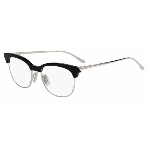 Hugo Boss Designer Reading Glasses BO0948-807-51 mm in Black Silver Choose Power - Black, Frame: Black, Lens: Clear