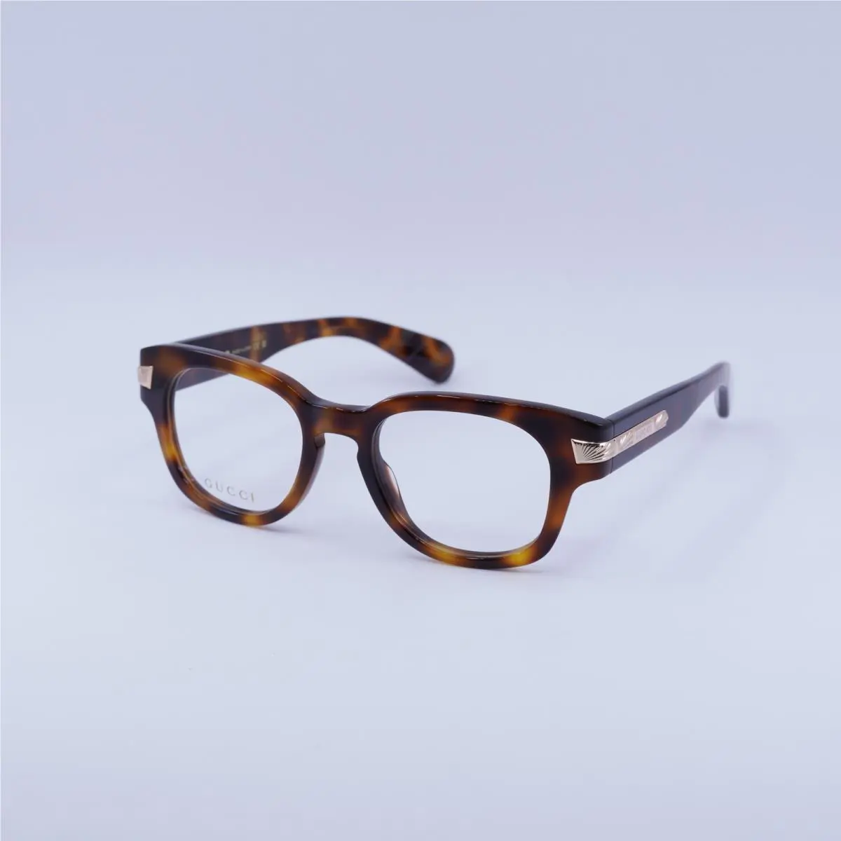 Gucci GG1518O 002 Shiny Medium Havana 51mm Eyeglasses