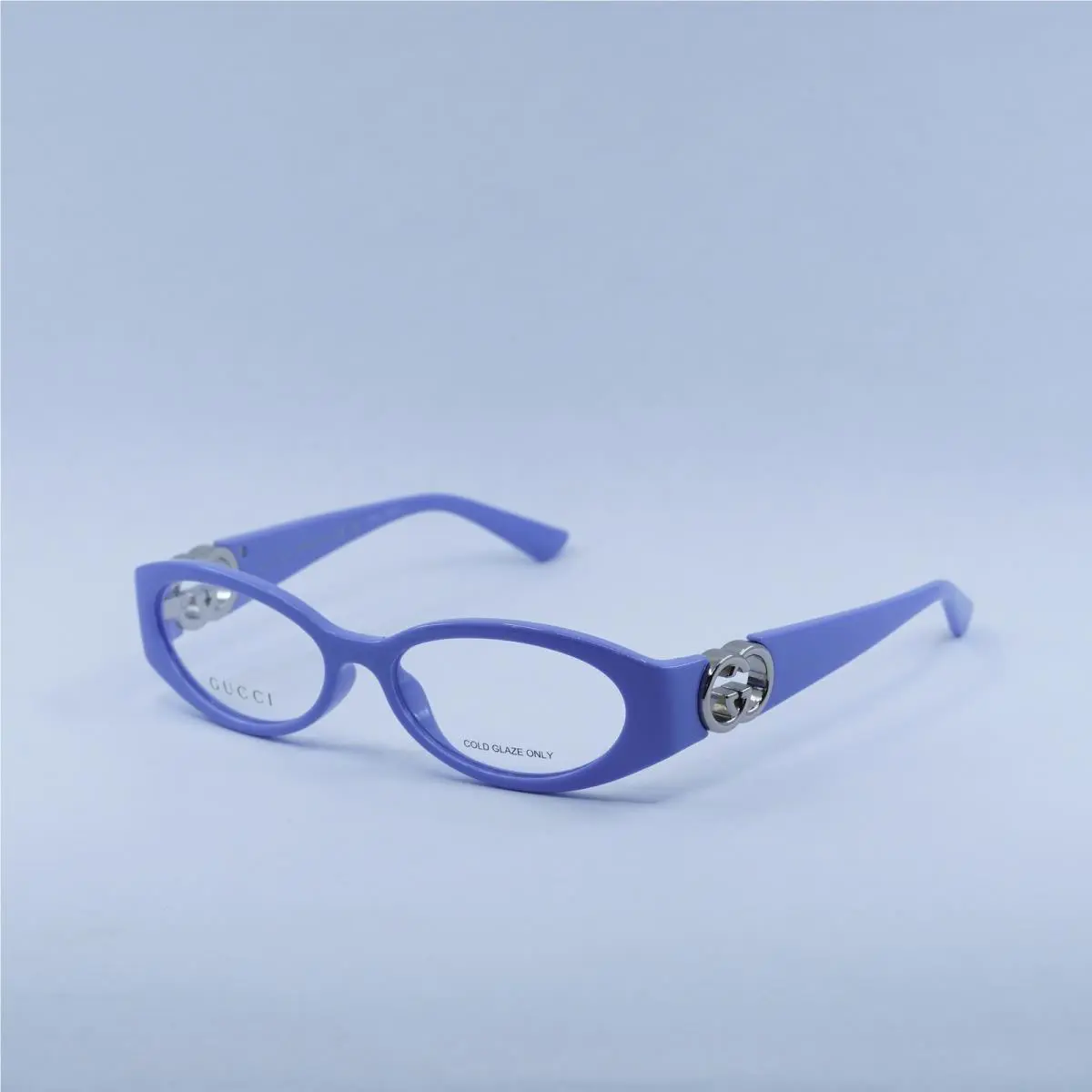 Gucci GG1693O 003 Violet with Silver 52mm Eyeglasses