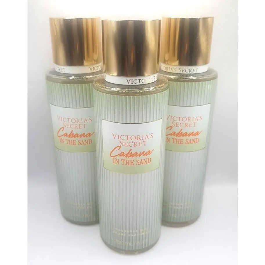 Victoria`s Secret Cabana IN The Sand Body Mist 8.4 OZ Set OF 3