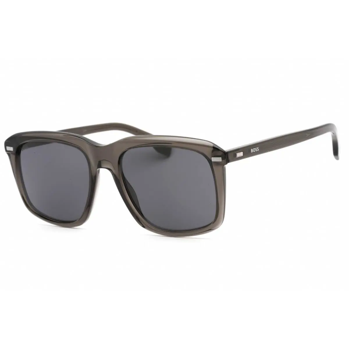 Men`s Sunglasses Grey Lens Plastic Square Shape Frame Boss 1420/S 0KAC by Hugo Boss