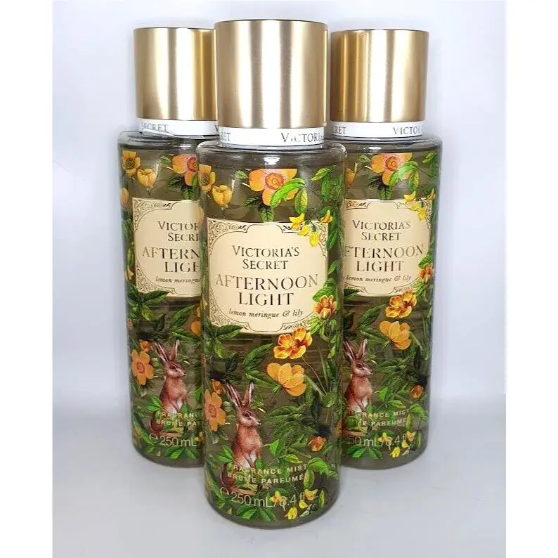 Victoria`s Secret Afternoon Light Body Mist 8.4 FL OZ Set OF 3