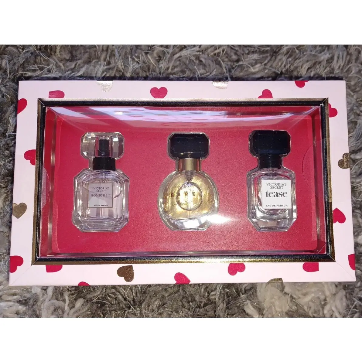 Victoria`s Secret VS Trio Perfume Gift Set Eau DE Perfume 7.5 ml Bare/tease/bombshell by Victoria's Secret