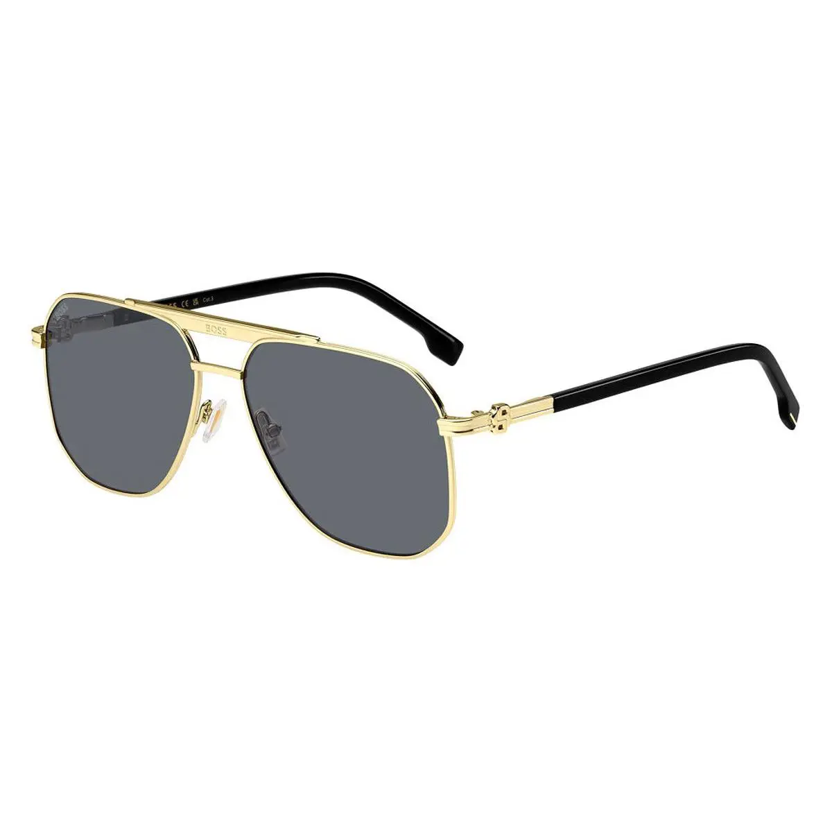 Hugo Boss 1743/S Sunglasses Male Gold Black 59mm