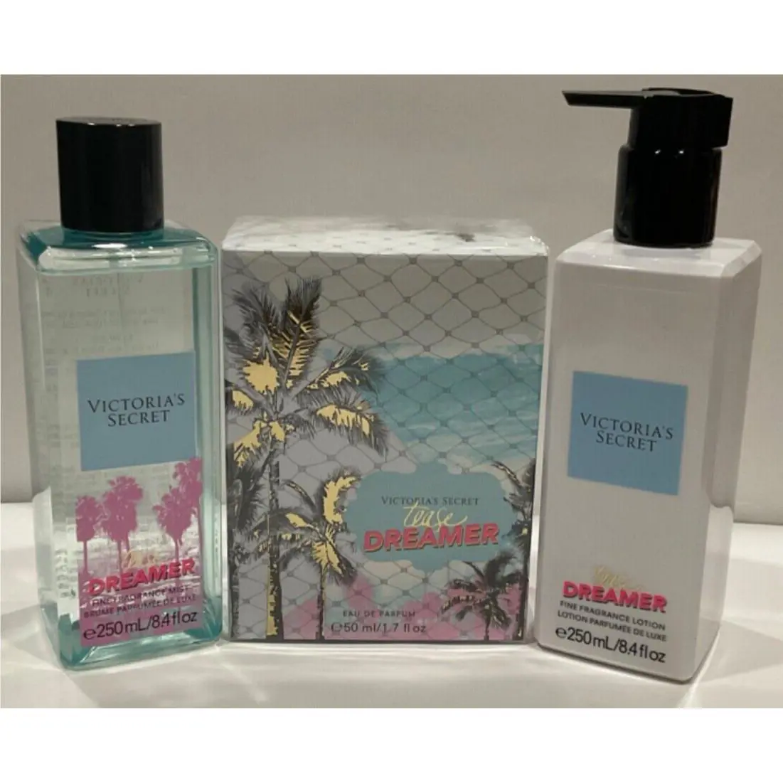 Victoria`s Secret Eau de Parfum 1.7 oz Lotion Spray Mist Combo