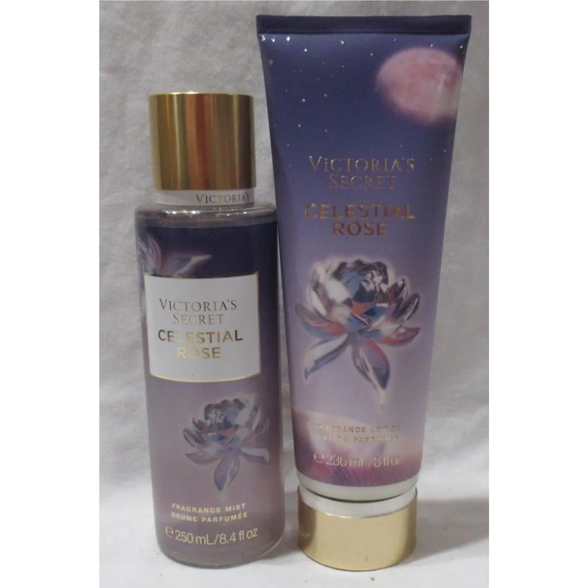 Victoria`s Secret Fragrance Mist Lotion Set Lot of 2 Celestial Rose ...