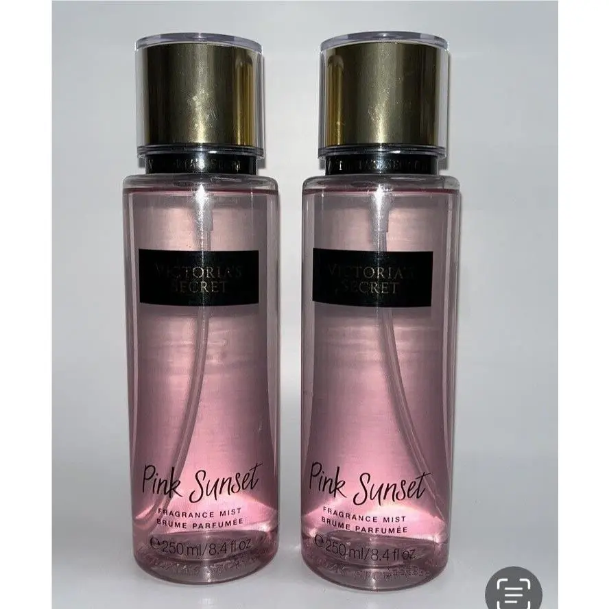 2 Pink Sunset Victoria`s Secret Fragrance Mist 8.4 oz