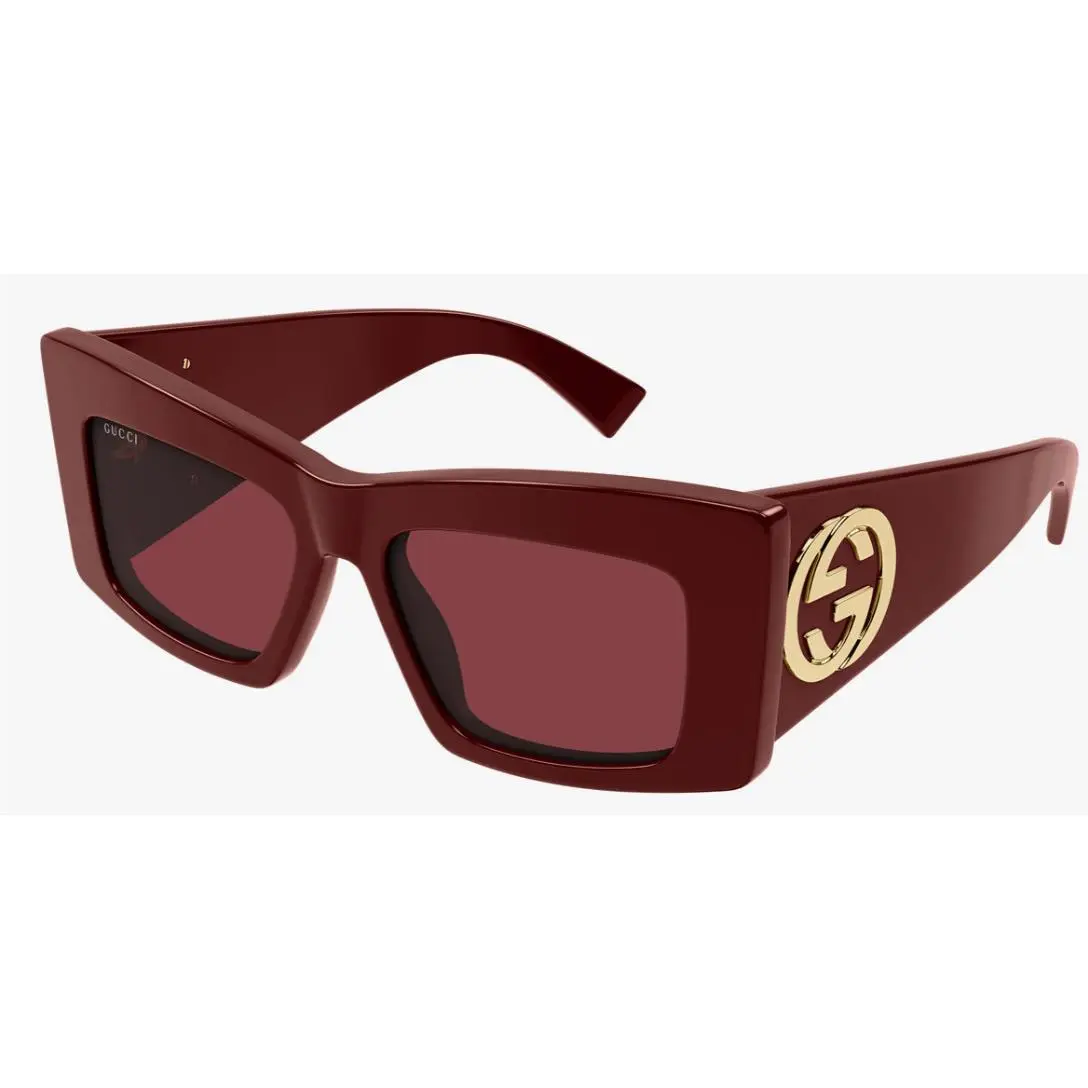 GG1842S-005 Burgundy/red Gradient 53-17-140 Sunglasses by Gucci