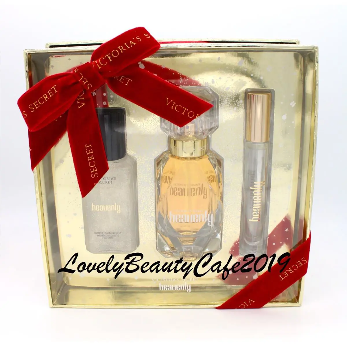 Victoria`s Secret / Heavenly / 3 PC Christmas Gift Box Set by Victoria's Secret