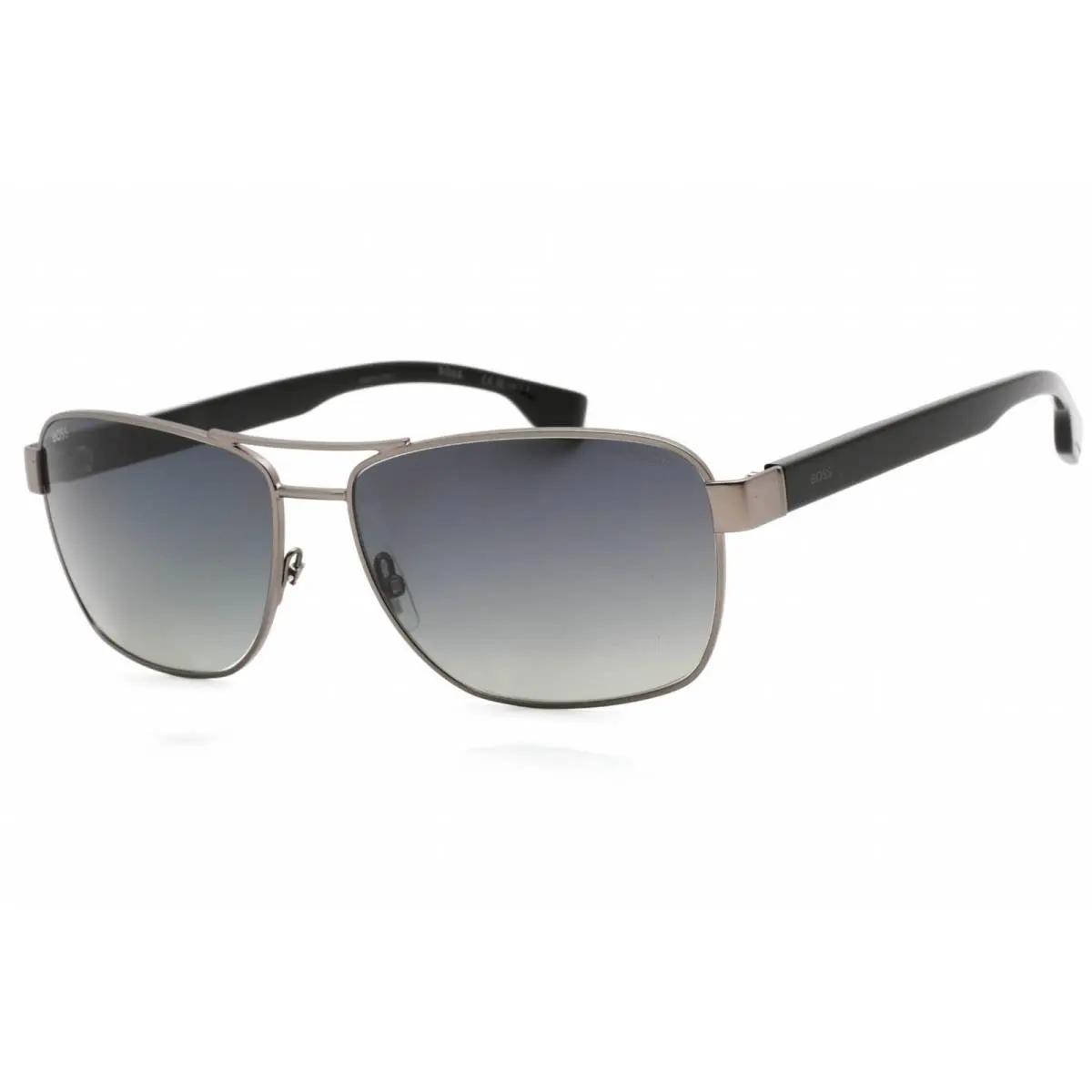 Hugo Boss Men`s Sunglasses Full Rim Matte Dark Ruthenium Boss 1559/O/S 0R80 WJ