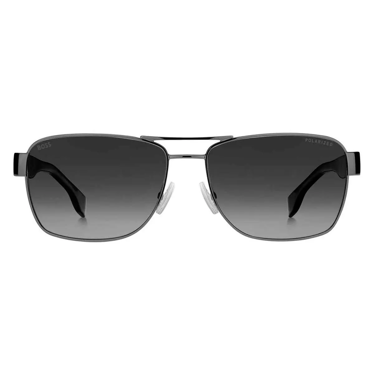 Boss 1441/S Sunglasses Black Ruthenium Gray SF Polarized 60