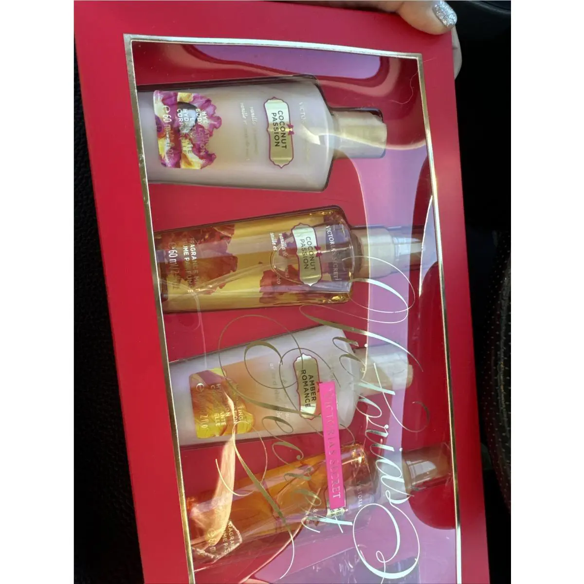 Victoria`s Secret Amber Romance 2 Oz Mist Coconut Passion Lotion X4