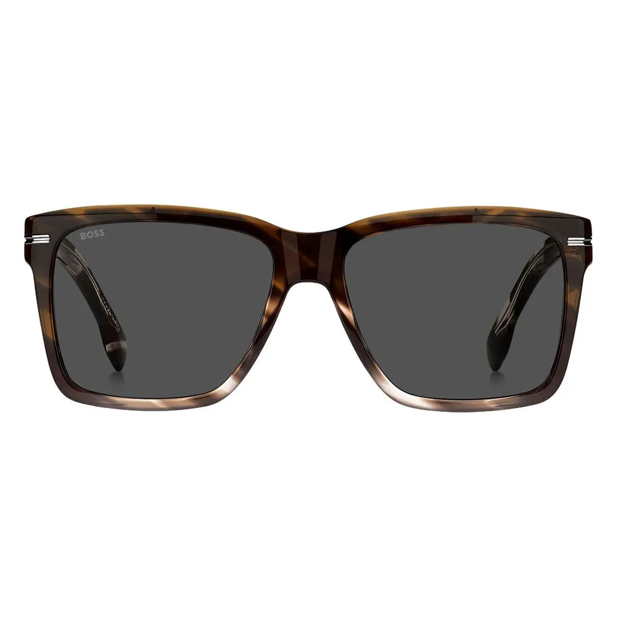 Hugo Boss 1745/S Sunglasses Male Brown Shaded Gray 57mm