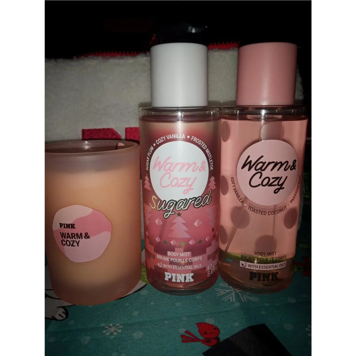 Victoria`s Secret Pink 4 Piece Warm Cozy Set