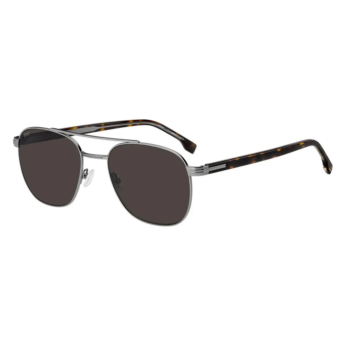 Hugo Boss 1723/S Sunglasses Male Ruthenium Havana 56mm