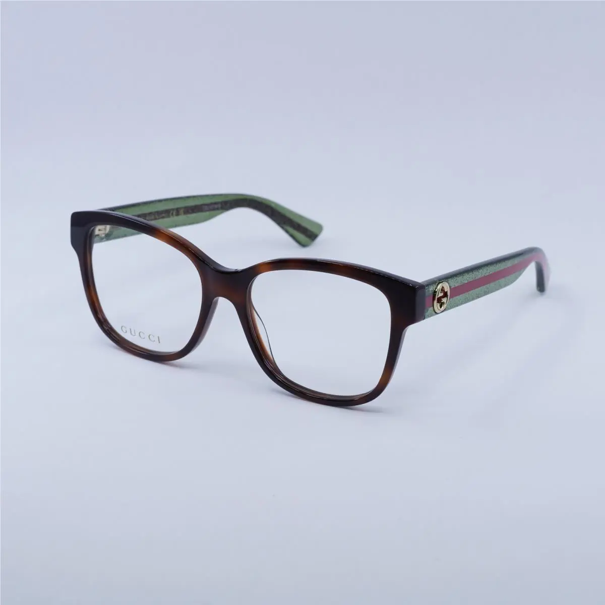 Gucci GG0038ON 002 Havana/green 54mm Eyeglasses