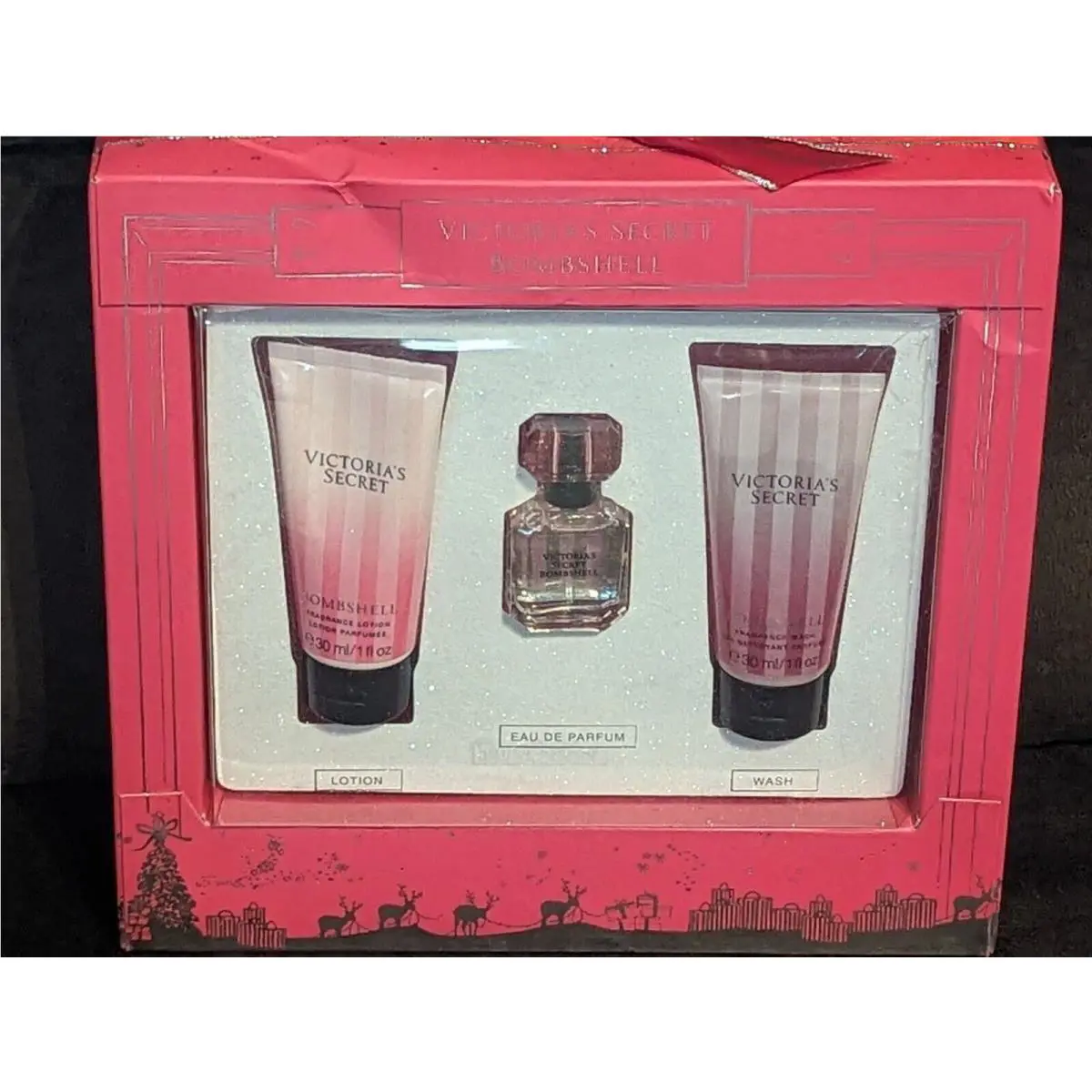Victoria`s Secret Bombshell Gift Set For Women Eau De Parfum Perfume Lotion Wash by Victoria's Secret