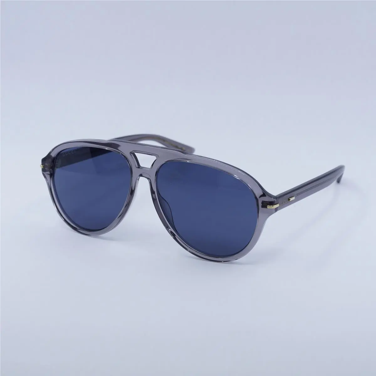 Gucci GG1443S 005 Transparent Grey/blue 58-14-145 Sunglasses