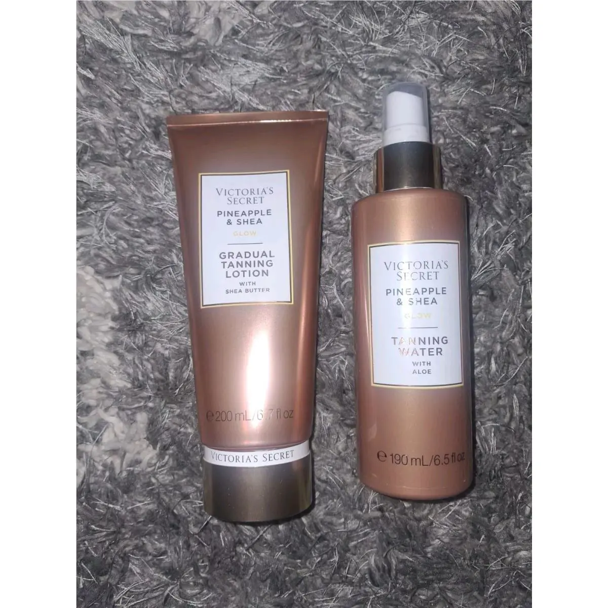 Victoria Secret Pineapple Shea Glow Tanning Lotion