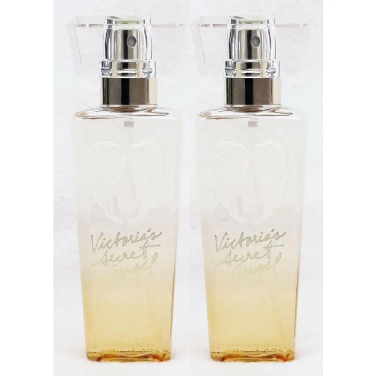 2 Victoria`s Secret Angel Gold Fine Fragrance Mist Body Spray Travel Size 2.5 oz