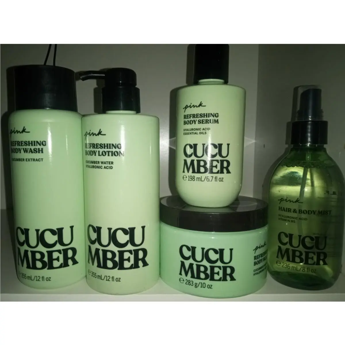 Victoria`s Secret 5 Piece Cucumber Set