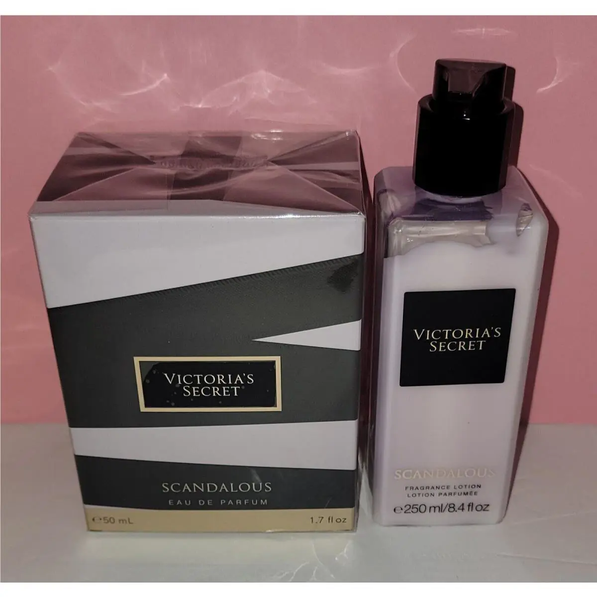 Victoria’s Secret Scandalous Edp Parfum Perfume 1.7oz and Fragrance Lotion 8.4oz