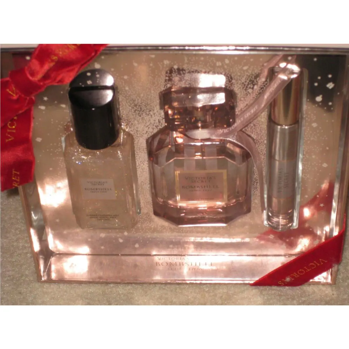 Victoria`s Secret Bombshell Seduction Trio Eau DE Parfume Roller Bar by Victoria's Secret