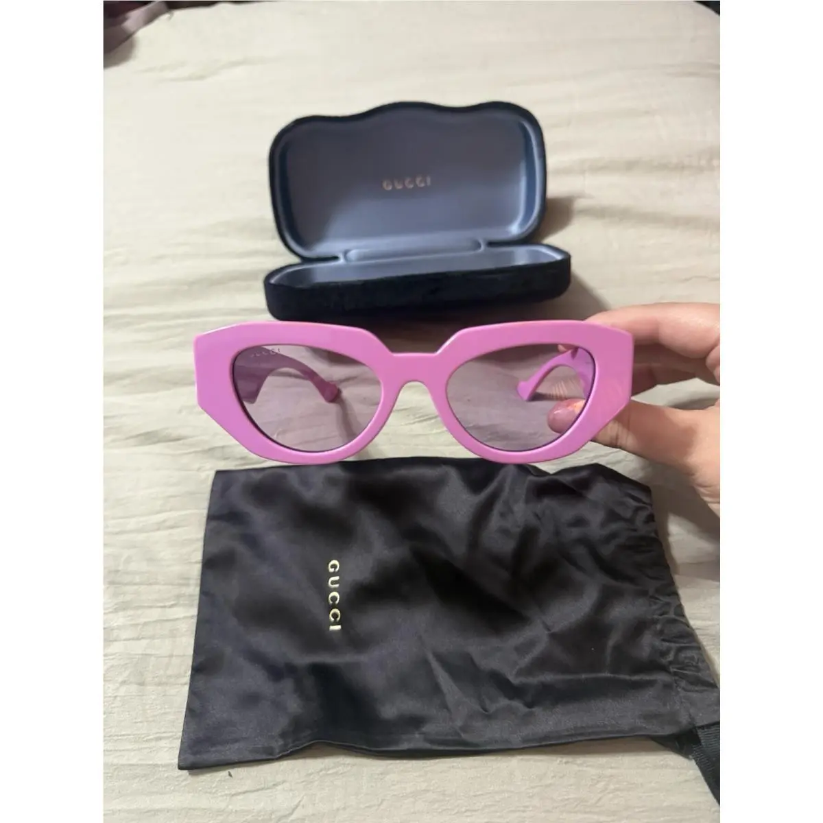 Gucci GG1421S 004 Pink/pink Magenta 51-20-145 Sunglasses