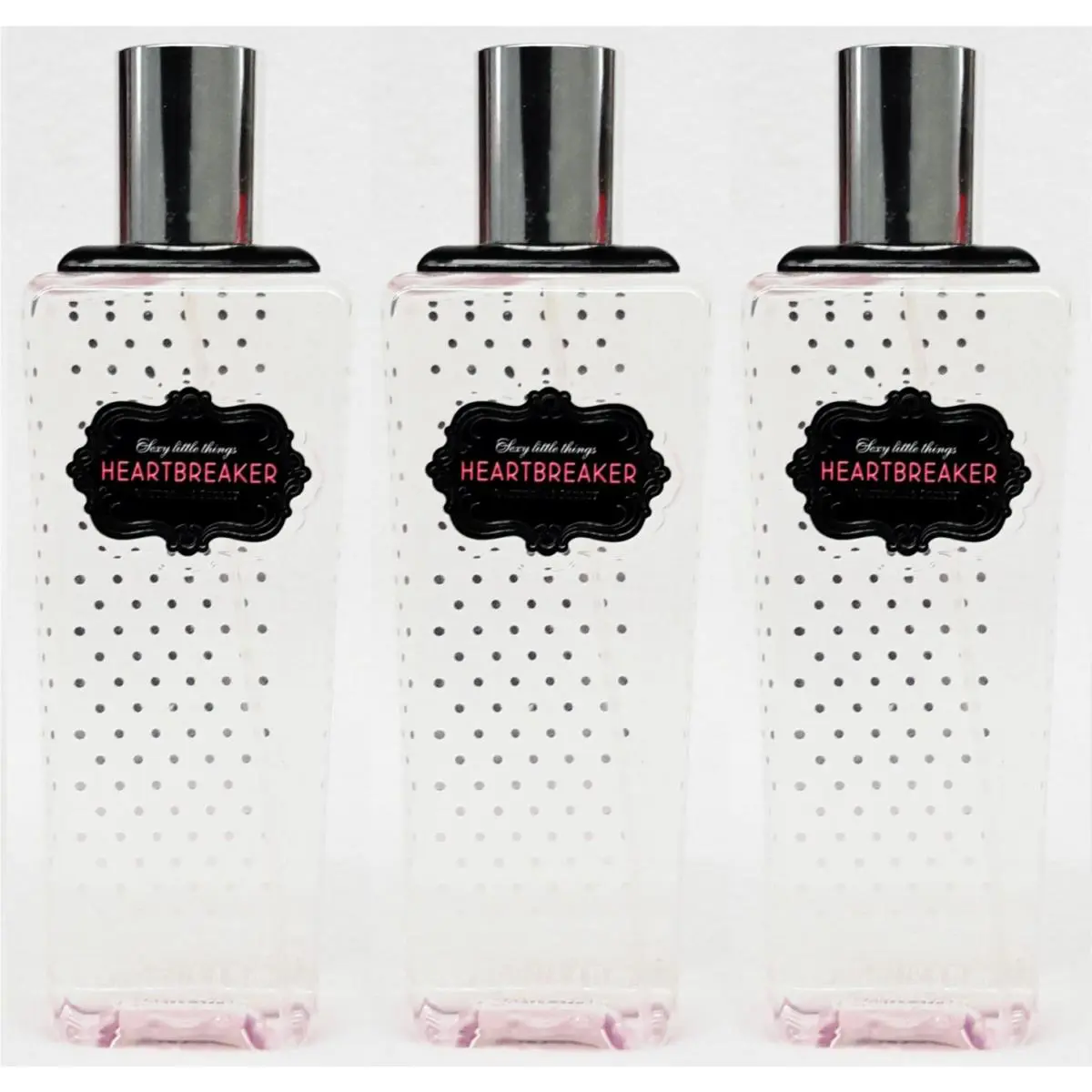 3 Victoria`s Secret Sexy Little Heartbreaker Fragrance Mist Body Spray 8.4 oz