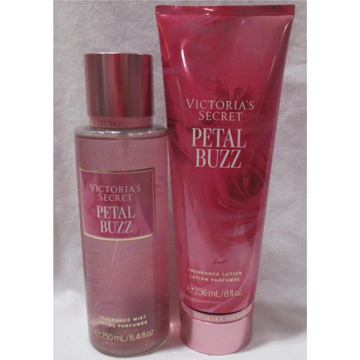 Victoria`s Secret Fragrance Mist Lotion Set Lot of 2 Petal Buzz Grapefruit