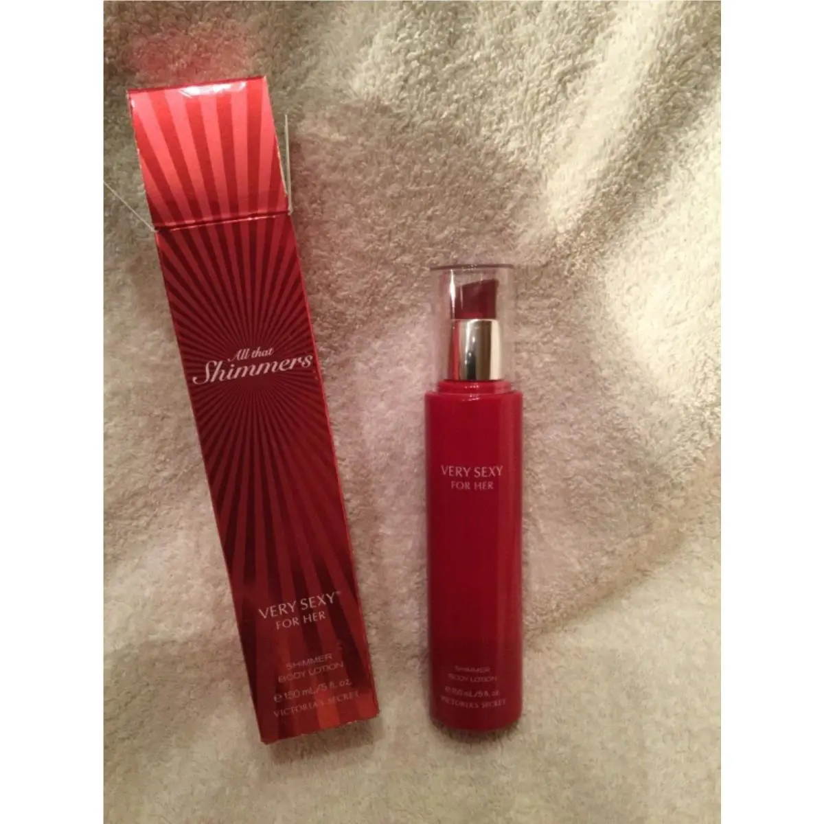 Victoria’s Secret Shimmer Lotion Very Sexy For Her All That Shimmers