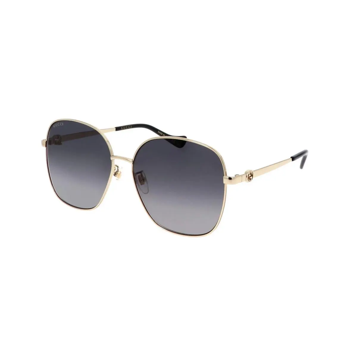 Gucci GG1089SA 001 61 Women`s Gold Frame / Grey Gradient Sunglasses