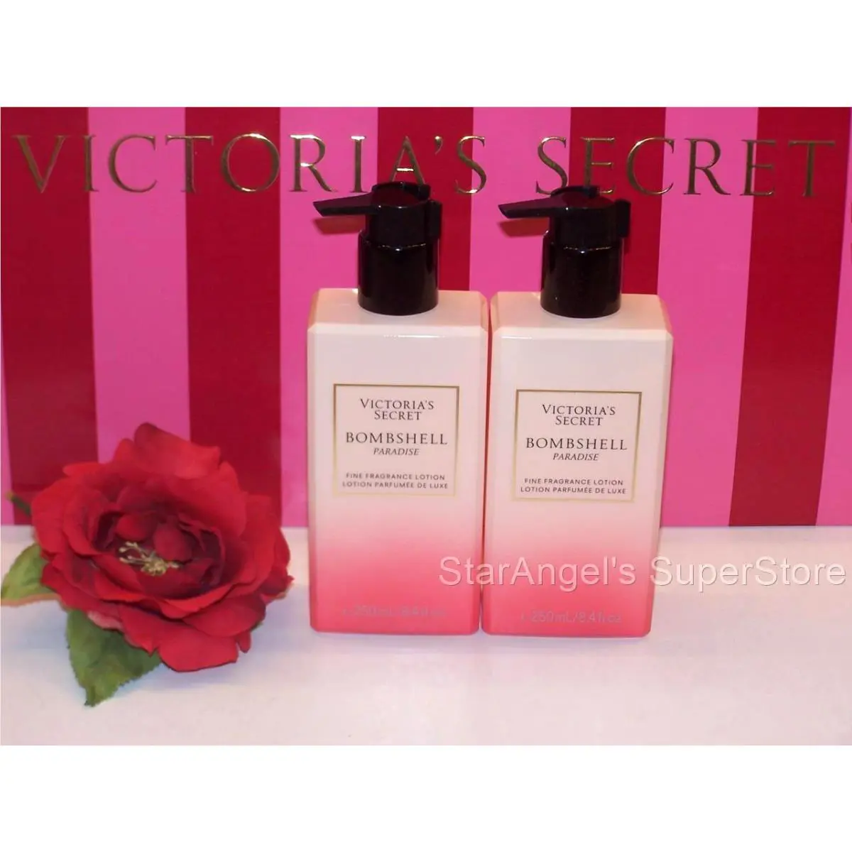 Victoria`s Secret Bombshell Paradise Fragrance Lotion 8.4 oz Lot of 2 by Victoria's Secret