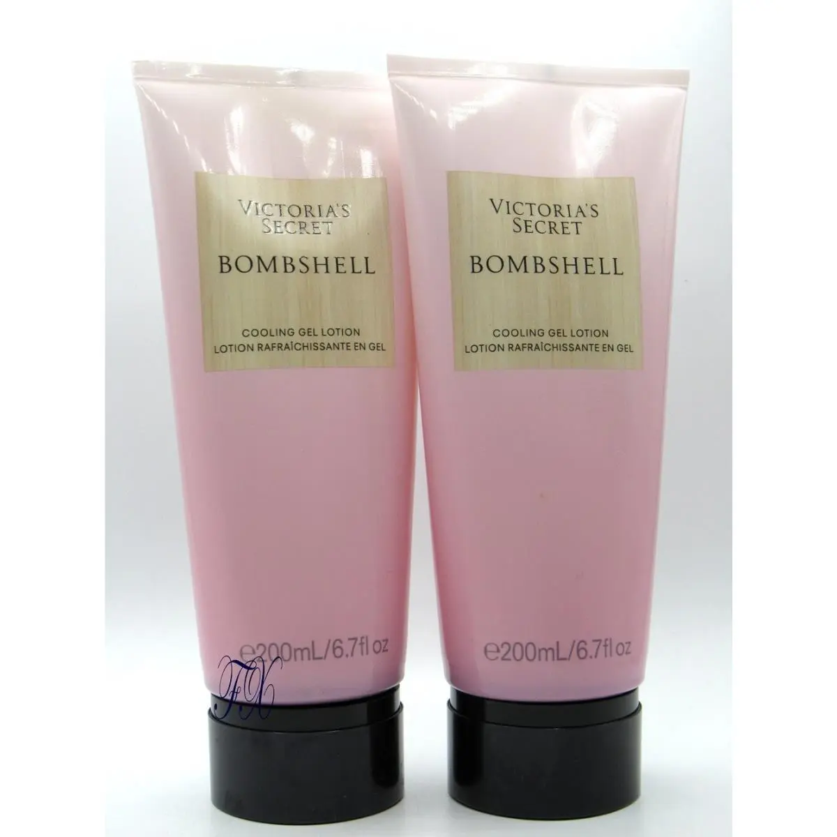 Victoria`s Secret Bombshell Cooling Gel Body Lotion 6.7 OZ Lot OF 2 Pcs