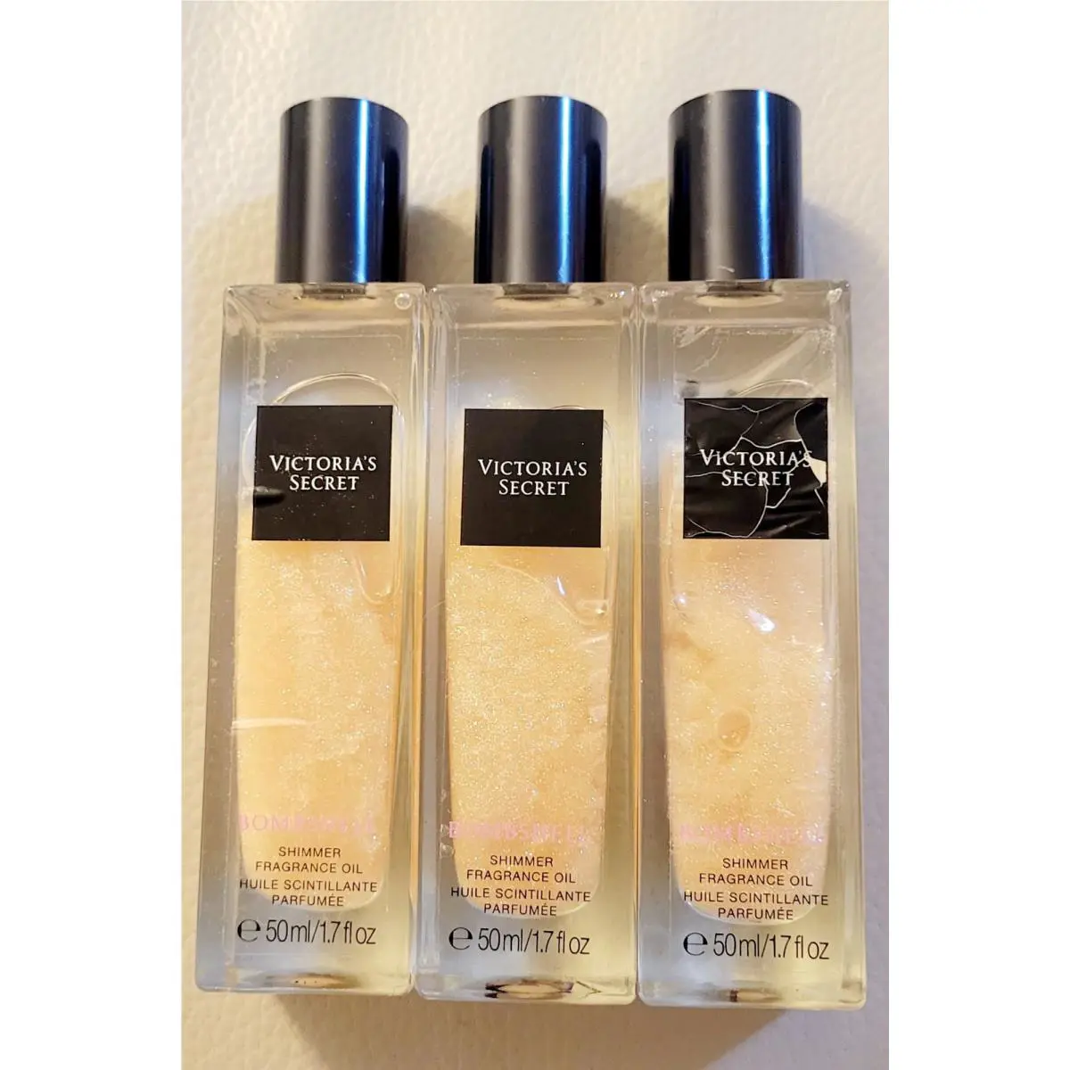 3X Victorias Secret Bombshell Shimmer Fragrance Oil - 1.7 Oz. - Full Bottle by Victoria's Secret