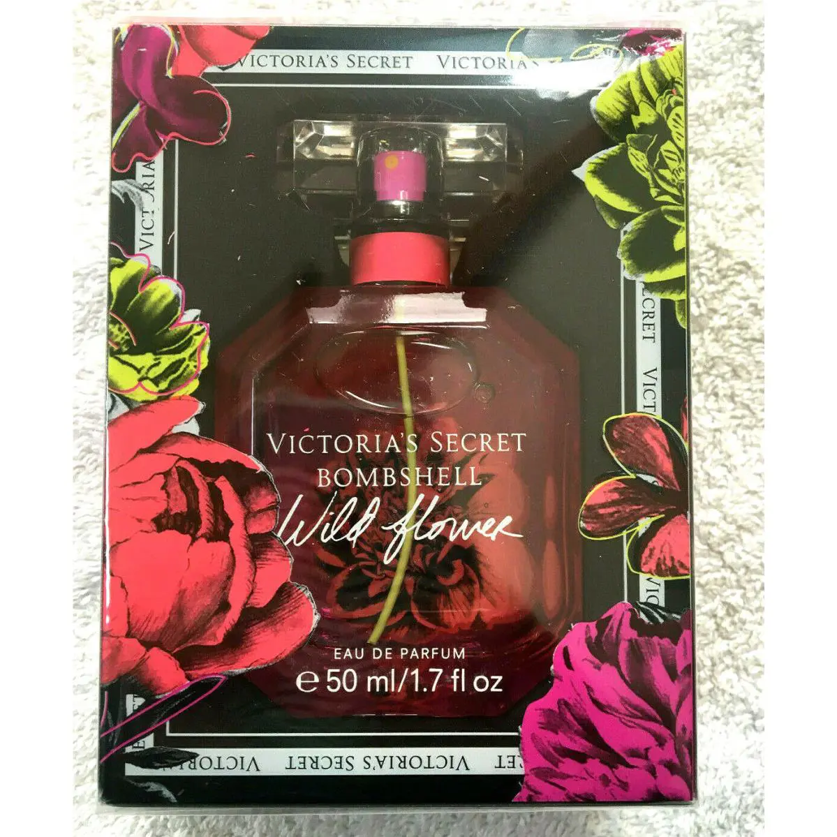 Victoria Secret Bombshell Wild Flower Eau De Parfum Perfume 50 ML Packed