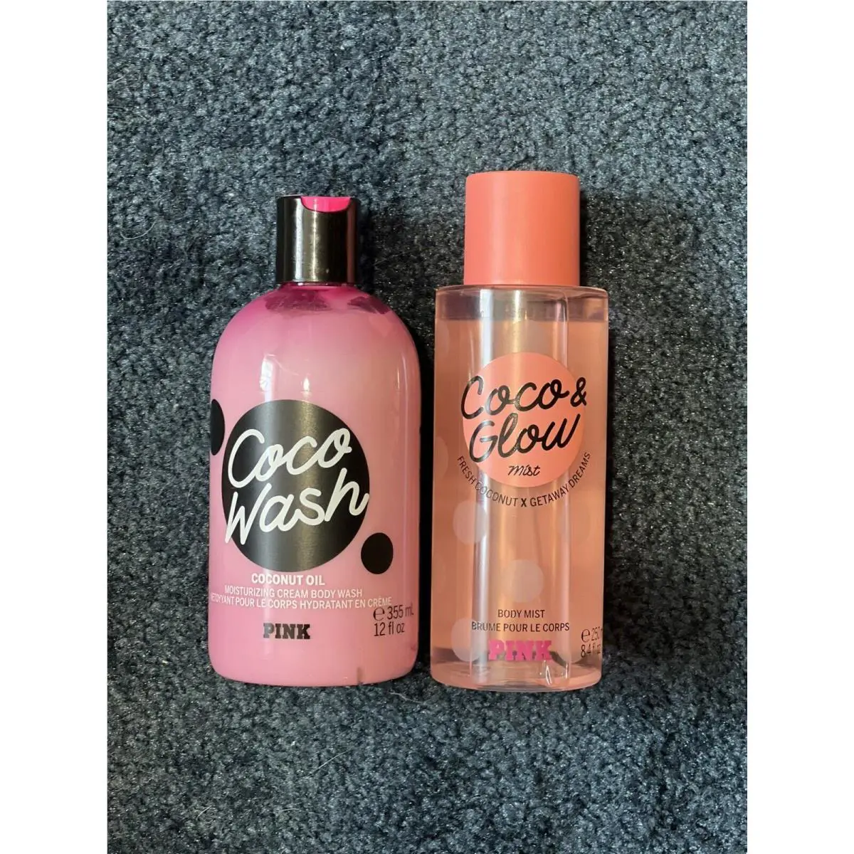 Victoria’s Secret Coco Glow Body Mist Spray Coco Body Wash Coconut Oil