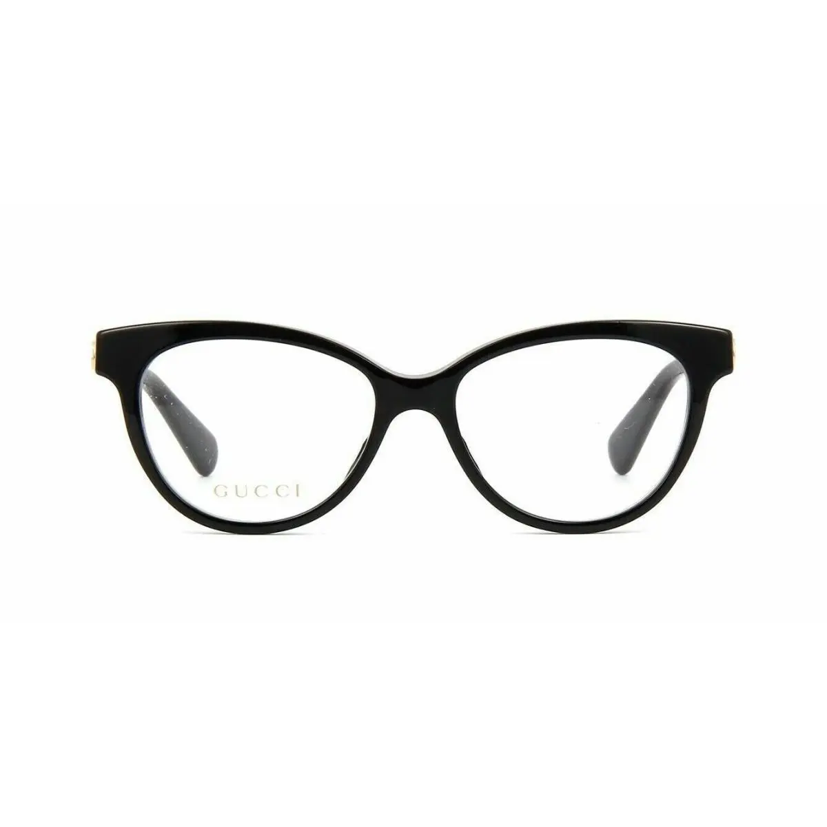Gucci GG 0373O Women Cat-eye Eyeglasses in Black Frame W/demo Lens