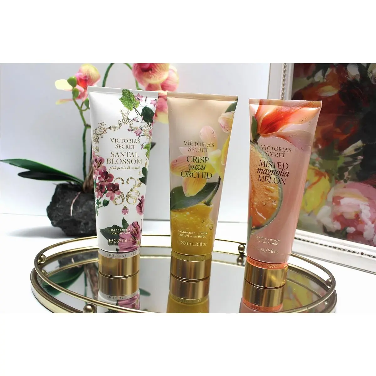 Victoria`s Secret Fragrance Body Lotion Set of Three Different Scents