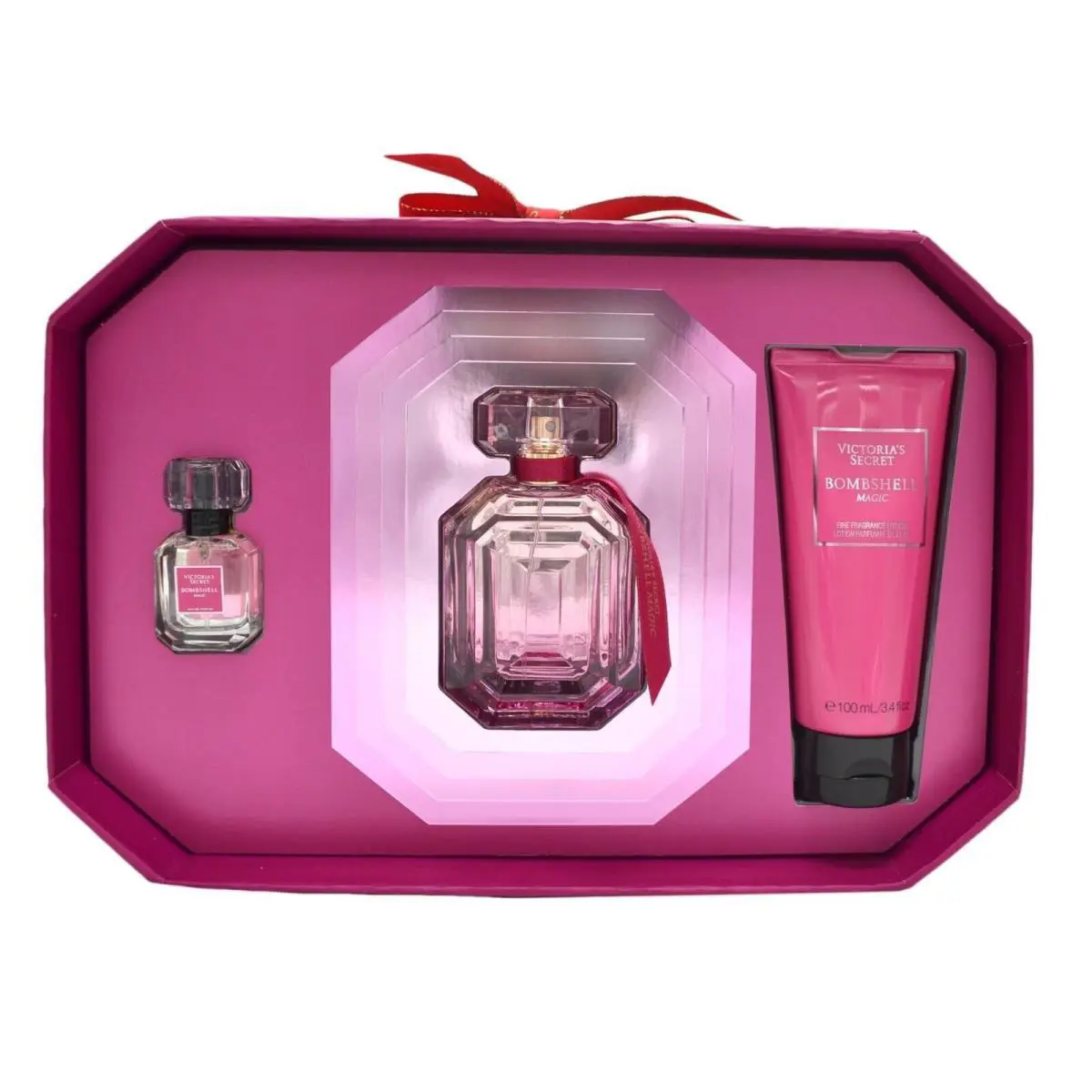 Victoria`s Secret Bombshell Magic 3 Piece Gift Set 1.7 Fl Oz Perfume Lotion by Victoria's Secret