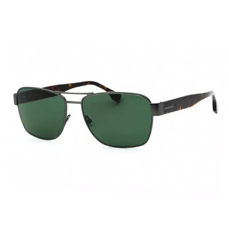 Hugo Boss Boss 1441/S 0086 UC Matte Dark Ruthenium/dark Havana/green