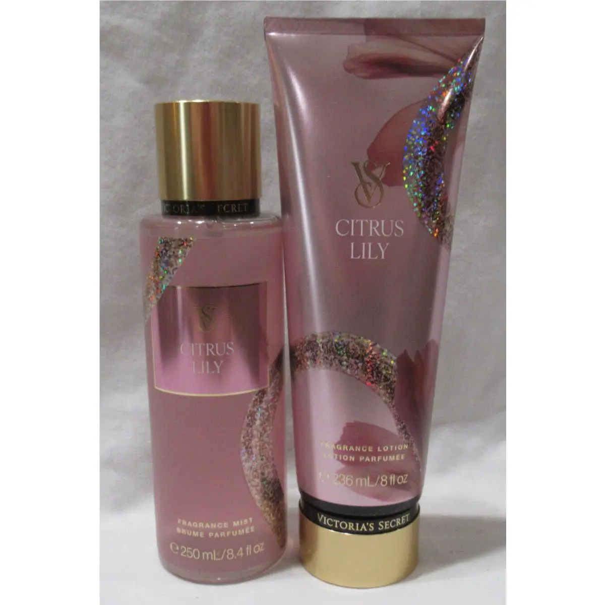 Victoria`s Secret Fragrance Mist Lotion Set 2 Year of The Snake Citrus Lily