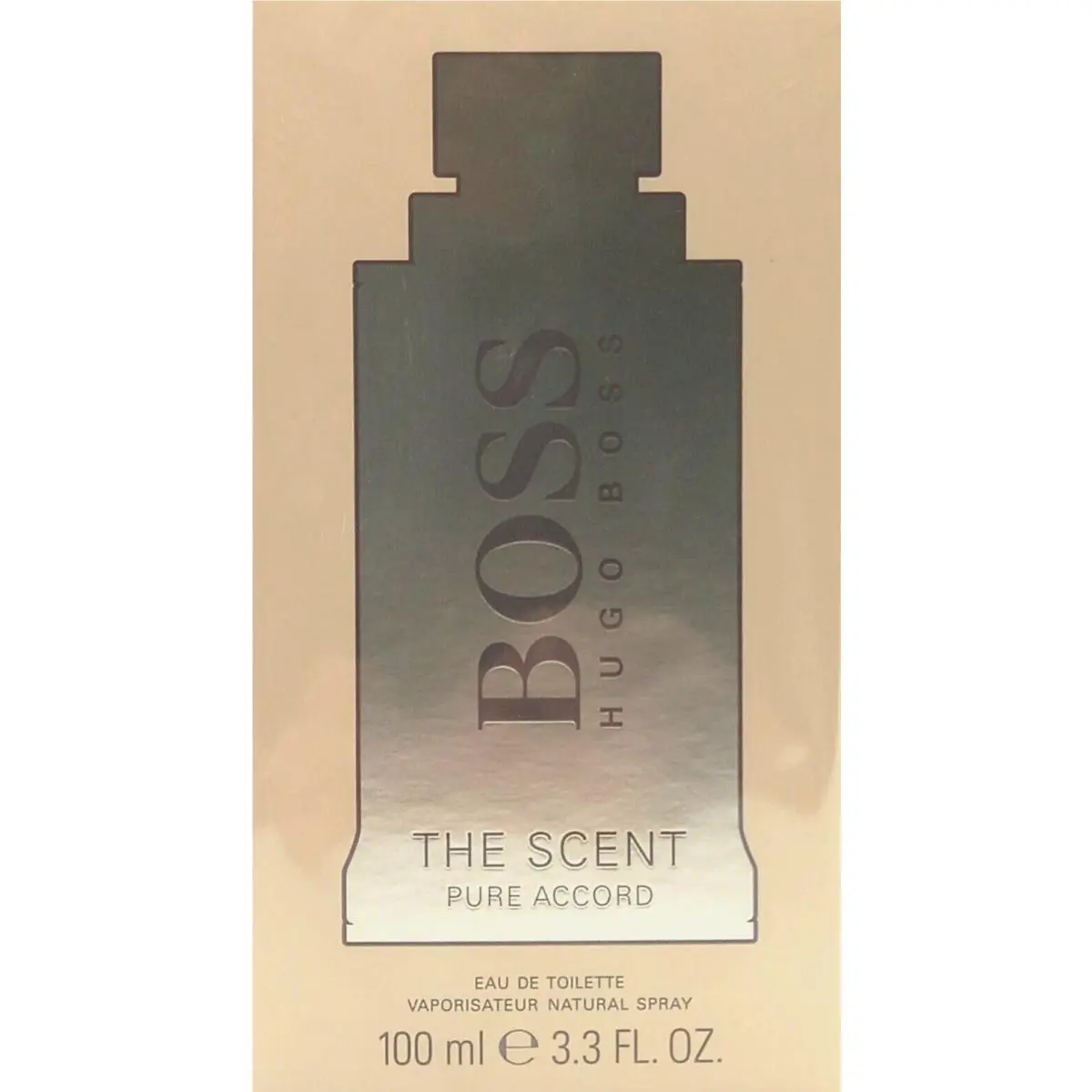 Hugo Boss The Scent Pure Accord Eau DE Toilette Spray For Men 3.3 Oz / 100 ml
