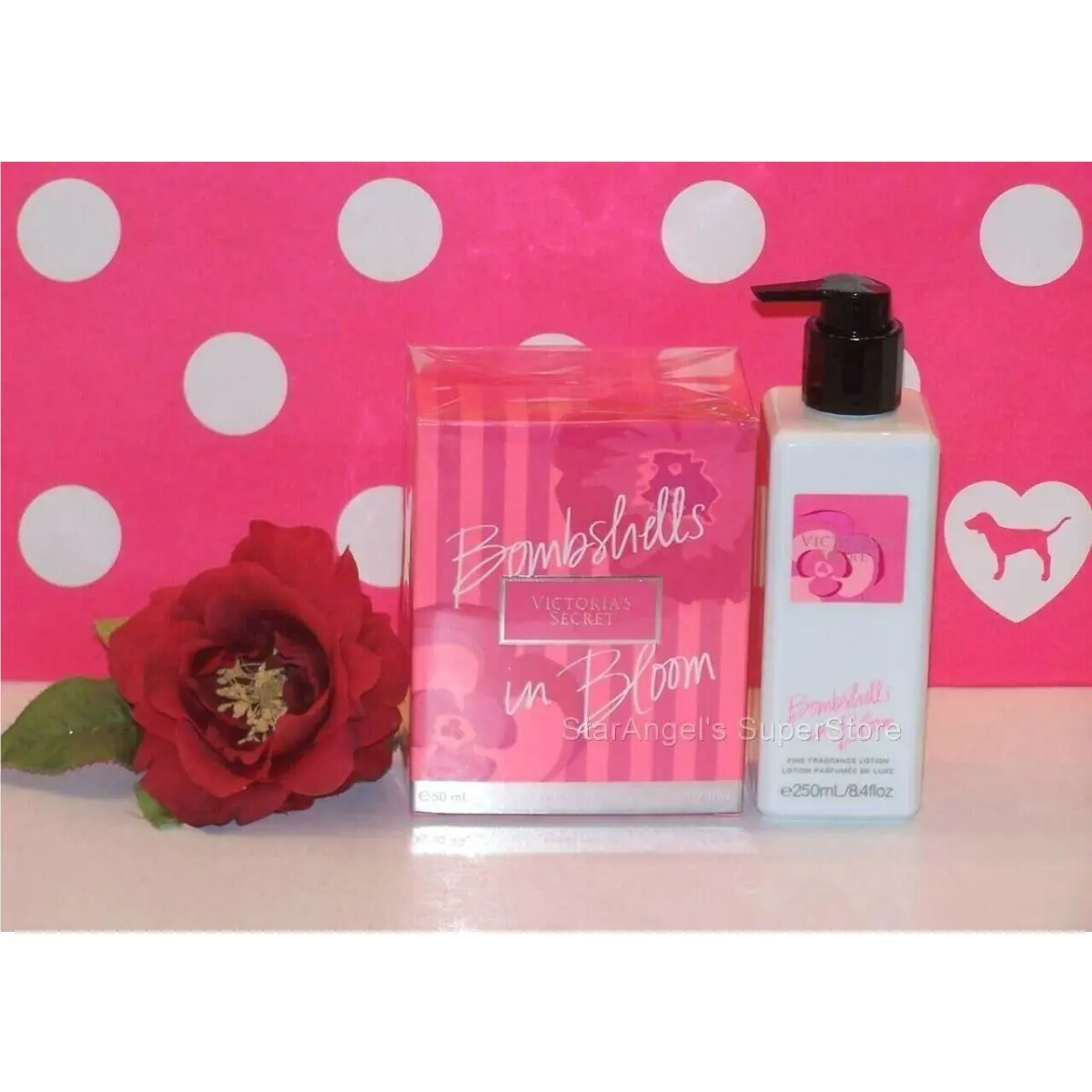 Victoria`s Secret Bombshells In Bloom Perfume Parfum Lotion Edp 1.7 oz by Victoria's Secret