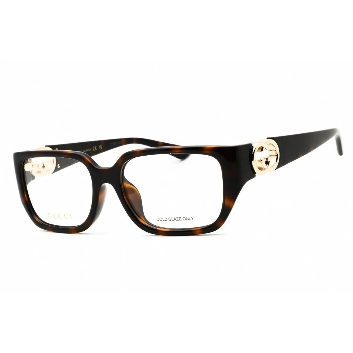 Gucci GG1694OA 002 Eyeglasses Havana Frame 55mm