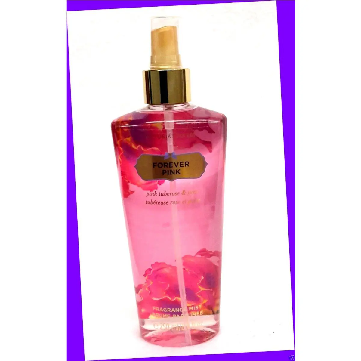 1 Victoria`s Secret Forever Pink Tuberose Pear Fragrance Mist Body Spray Htf