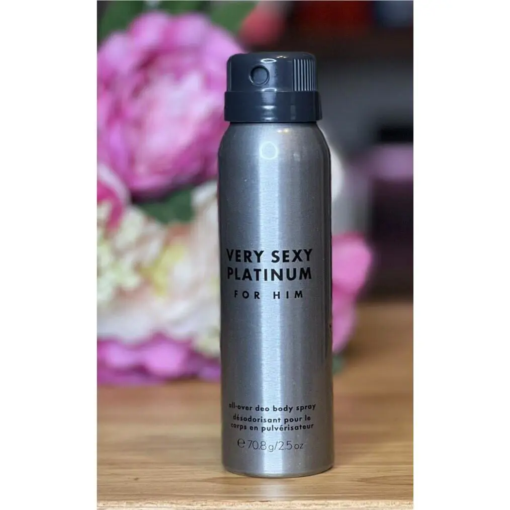 Victoria`s Secret Very Sexy Platinum For Him All Over Deodorant Body Spray 2.5